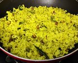 A picture of step 5 of Lemon rice from leftover rice.