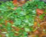 A picture of step 2 of Onion tomato fried rice.