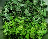 A picture of step 1 of GREEN AMARANTH BHAJI / Tandadalja ni Bhaji.