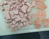 Foto del paso 2 de la receta: Pasta con jamón y peperoni