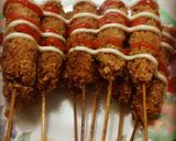 Foto langkah ke 6 dari resep Sate sosis oat.