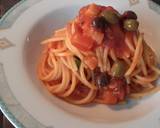 Foto del paso 3 de la receta Espaguetis Olivas Tocino y Salsa de Tomate