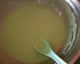Gambar langkah 1 resipi Apam pandan.