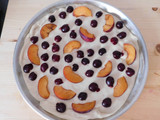 Focaccia dolce alla frutta fresca