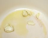 A picture of step 1 of Persian-inspired herby soup (ghorme sabzi).