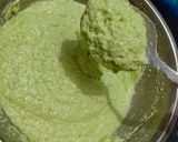 A picture of step 2 of Green Peas idli.