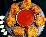 A picture of step 3 of Bottle Gourd Fritters (Lauki ke Pakode).