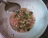 A picture of step 5 of Beetroot Spongy Dhokla.