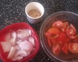 A picture of step 1 of Shaam savera kofta.