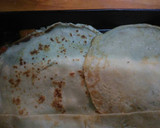 Foto del paso 2 de la receta: Lasaña de ricotta, jamón y mozzarella con masa de panqueques