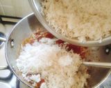 A picture of step 9 of Chinese fried rice 😋😋.