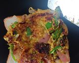 A picture of step 2 of 5 Minute High Protein Cheese Paneer Veg Tikki Sandwich For Tiffin/Party.