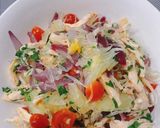 Hình bước làm 3 của món Salad bưởi ức gà