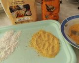 Fokhagyma granulátumos, bébispenóttal töltött csirkecomb felső rántva.#gluténmentes recept fázis 3 fotója