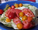 Foto del paso 3 de la receta: Omelette de queso y ensalada mixta