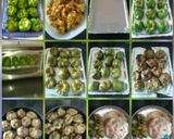 A picture of step 7 of Oven baked stuffed capsicum.