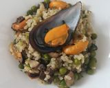 Foto del paso 10 de la receta: Arroz integral con mejillones y champiñones