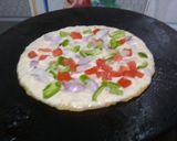 वेज उत्तपम (Veg Uttapam recipe in Hindi) रेसिपी चरण 3 फोटो