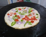 वेज उत्तपम (Veg Uttapam recipe in Hindi) रेसिपी चरण 3 फोटो
