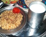 A picture of step 7 of Daal maash fry... in dhaaba style.