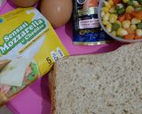 Foto langkah ke 1 dari resep Cheesy Vegetable Stuffed French Toast / Roti Tawar Isi Sayur.