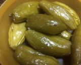 A picture of step 5 of Kheer parwal.