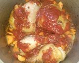 Foto del paso 3 de la receta: Patas muslos con verduras y salsa