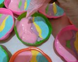 Foto langkah ke 6 dari resep Bolu kukus bunga mawar.