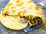 Tarta de carne y espinaca