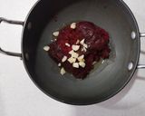 A picture of step 1 of Beet Tzatiziki.