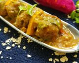 A picture of step 3 of Millet Munchurian.