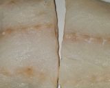 Foto del paso 1 de la receta: Bacalao skrei en salsa de naranja sanguina y puré de calabacín