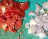 A picture of step 1 of Creamy Palak Matar Curry.