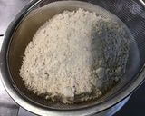 Une image de l'étape 2 de Gâteau « monstre » à la farine de châtaigne et jus de pêches de vigne.