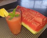 A picture of step 1 of Fresh watermelonjuice#15minsor lesscooking.