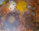 A picture of step 2 of Spaghetti with beans.
