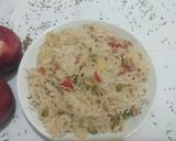 A picture of step 5 of Vegetable Rice.