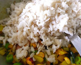 A picture of step 2 of Kanda Batata Poha.
