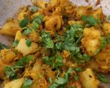 A picture of step 5 of Drumstick flower sabji.
