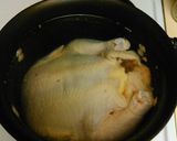 A picture of step 1 of Chicken Noodle Soup (from scratch).
