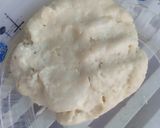 A picture of step 1 of Garlic bread rolls.