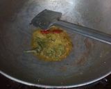 A picture of step 2 of Amchur methi okra with pasta chisel kheer.