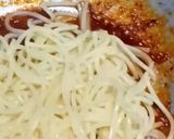A picture of step 4 of Simple Pizza chowmein.
