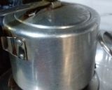 A picture of step 4 of Hare chole ki sabji.