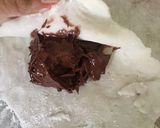 รูปขั้นตอนการทำที่ 6 ของ ไดฟูกุ Nutella Strawberry