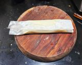 A picture of step 5 of Fireless Coconut Stuffed Burfi.