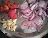 A picture of step 1 of Green Chillies Egg Butter Masala.