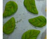A picture of step 10 of Gram flour cookies in rose shape.