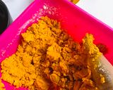 A picture of step 2 of Okpa & Egg (Bambara Nut Pudding): Nigeria's Original Street Food Wrap.