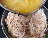 A picture of step 3 of Cuban Ropa Vieja.